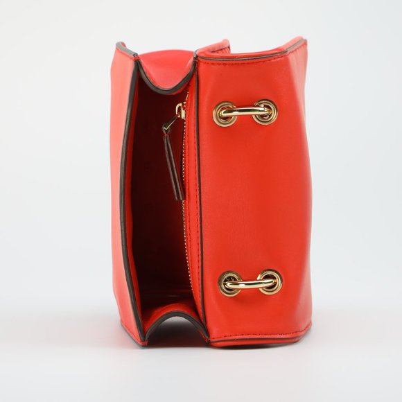 Tory Burch  Bryant Quilted Mini Xbody in Orange - Picture 2 of 5